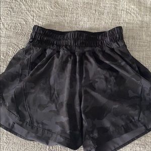Lululemon Camo Hotty Hot Shorts
